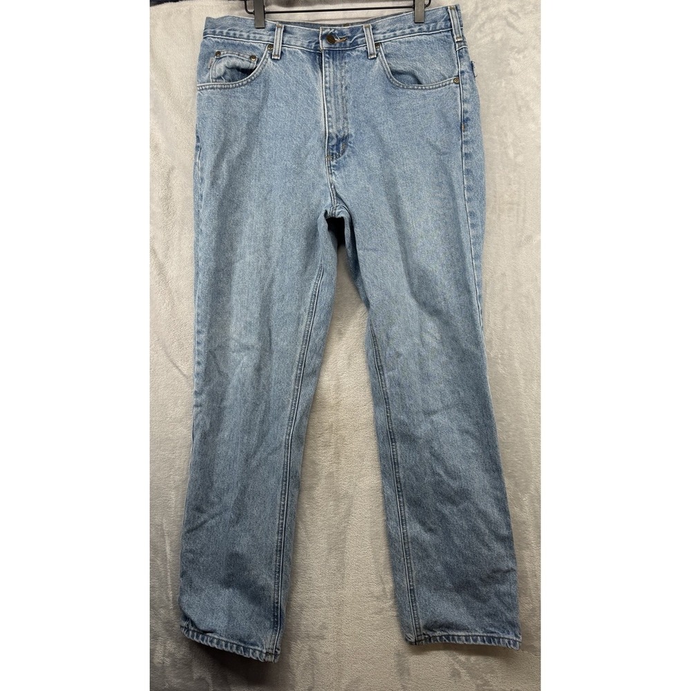 Carhartt Jeans Blue Straight Regular Fit Denim BD0018-M Men's Size‎ 36x32